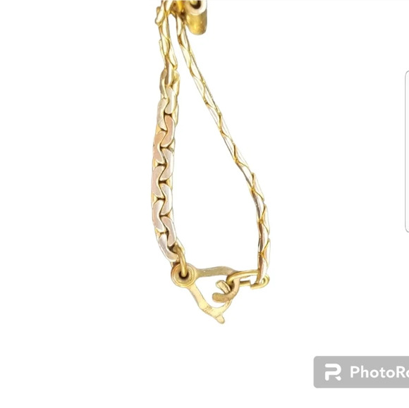 1950s VINTAGE GOLDTONE WITH PURPLE CABACHON JEWEL DETAIL GLOVE CLIP - Picture 5 of 5